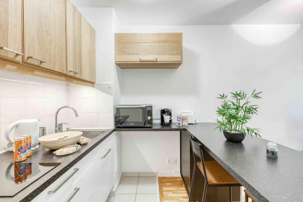 Appartement Moderne, Metro 7, Parking Et Jardin Villejuif Buitenkant foto