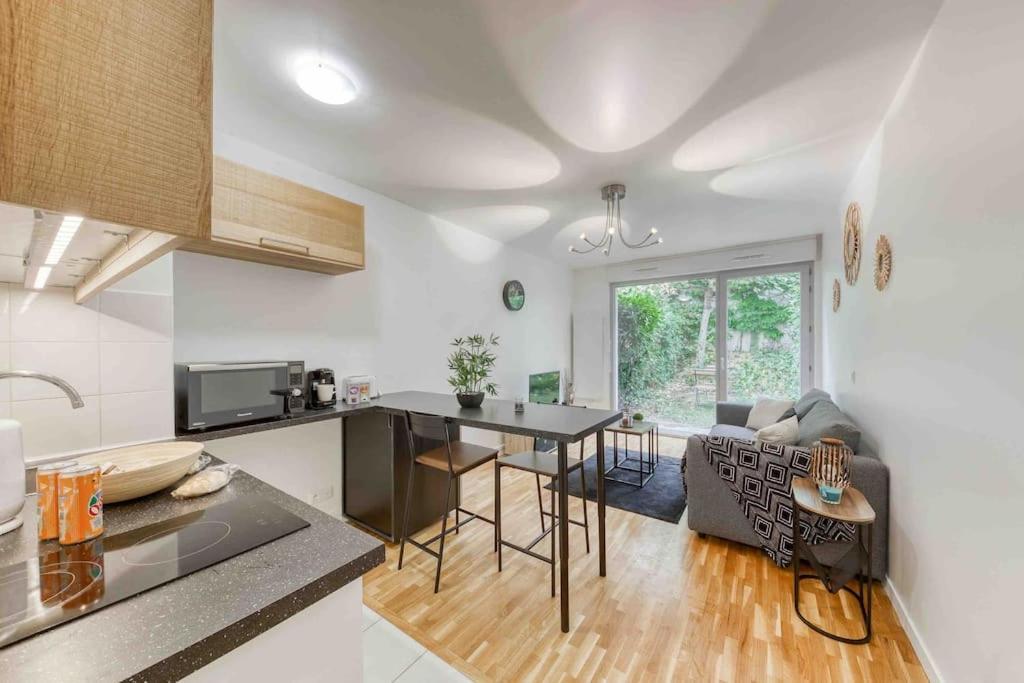 Appartement Moderne, Metro 7, Parking Et Jardin Villejuif Buitenkant foto